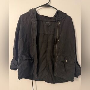 Aritzia Talula Black Utility Jacket